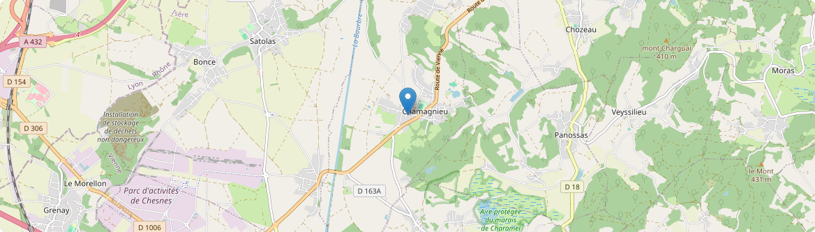 Chamagnieu - Carte