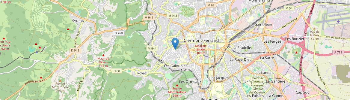 Chamalières - Carte