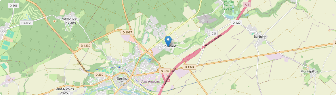 Chamant - Carte