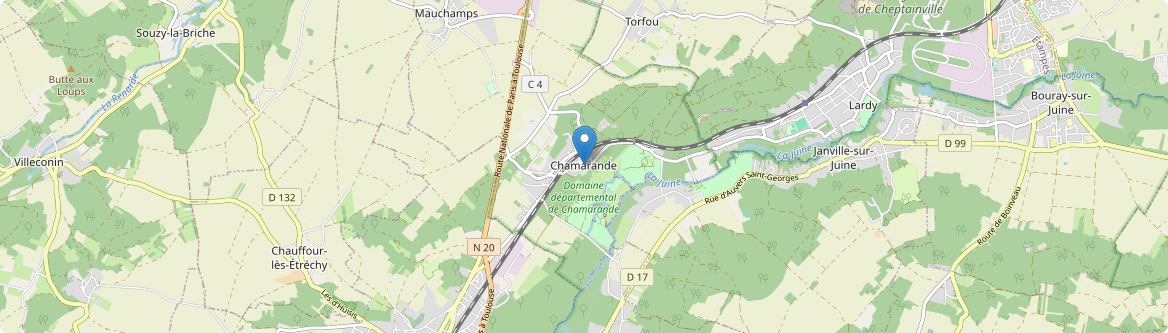 Chamarande - Carte