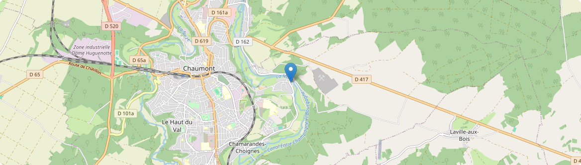 Chamarandes-Choignes - Carte