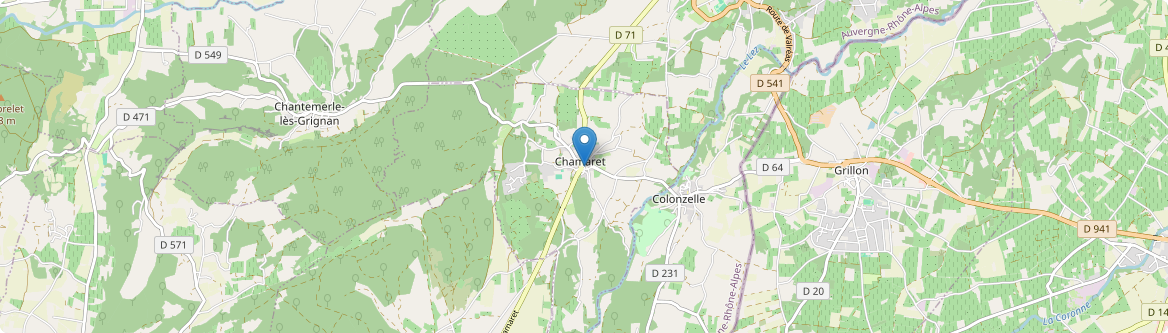 Chamaret - Carte
