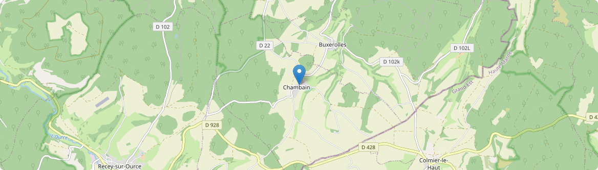 Chambain - Carte