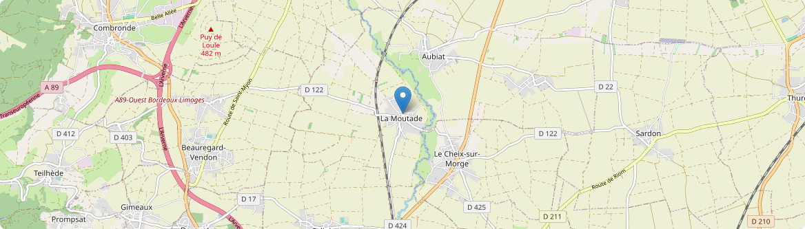 Chambaron sur Morge - Carte