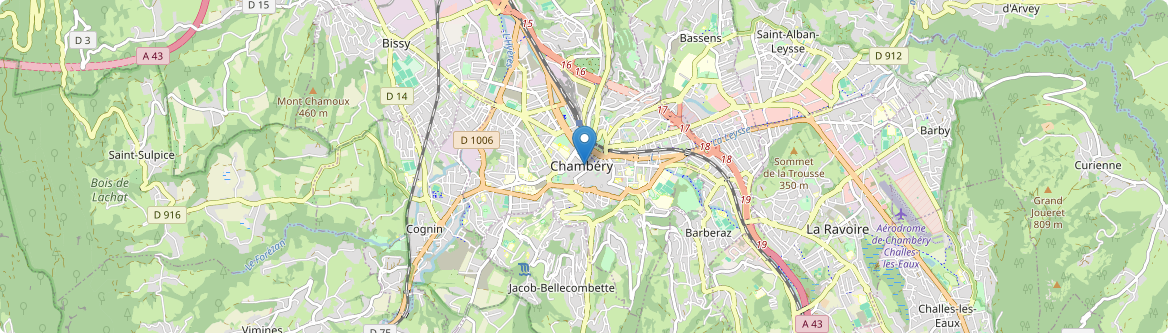 Chambéry - Carte