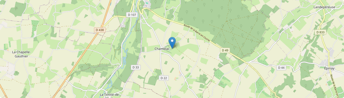 Chamblac - Carte