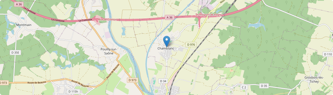 Chamblanc - Carte
