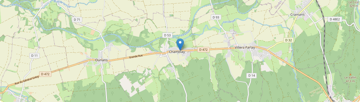 Chamblay - Carte