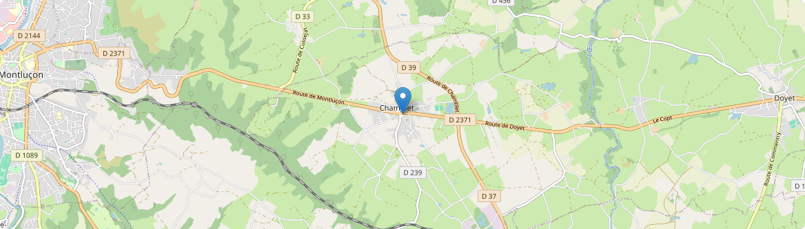 Chamblet - Carte