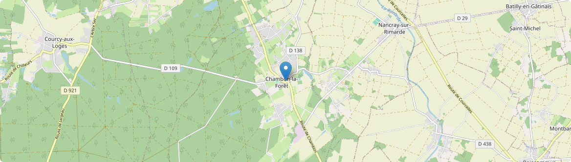 Chambon-la-Forêt - Carte