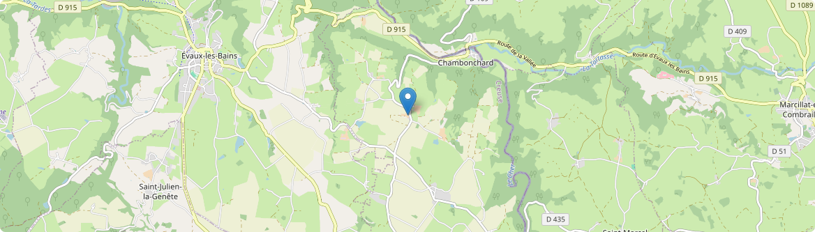 Chambonchard - Carte