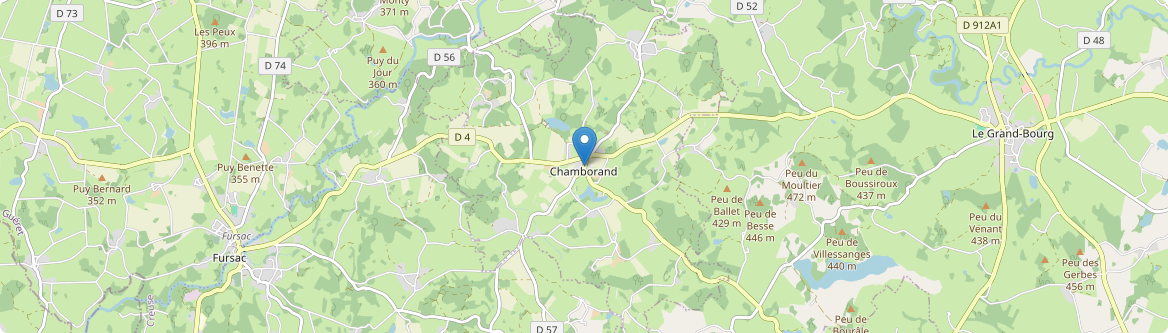 Chamborand - Carte