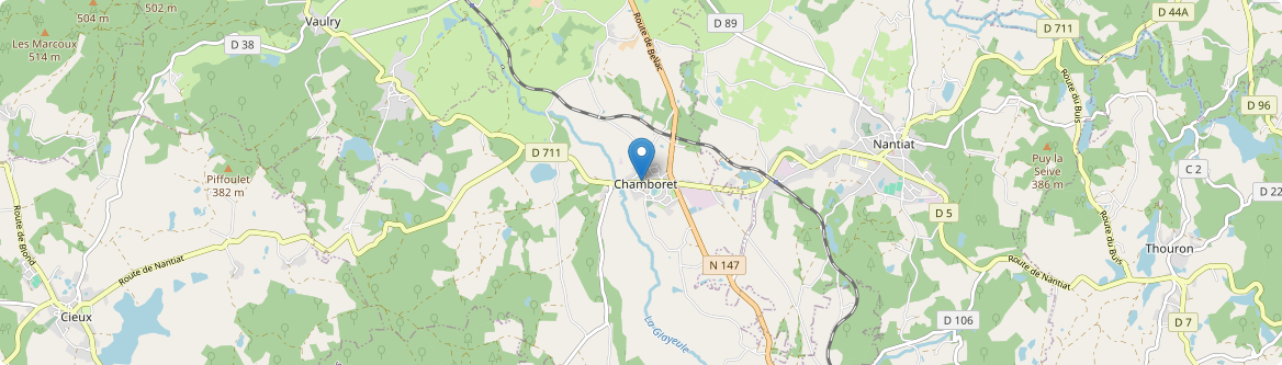 Chamboret - Carte