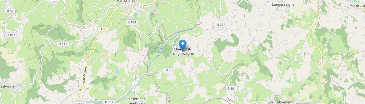 Chambost-Longessaigne - Carte