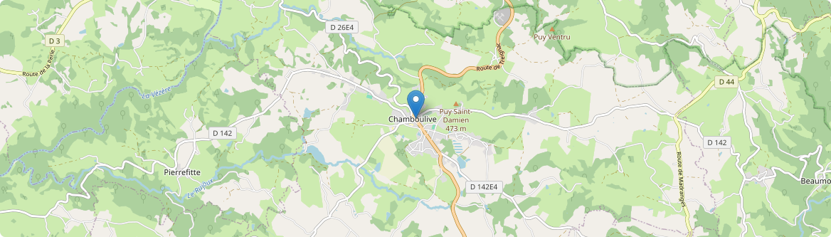 Chamboulive - Carte