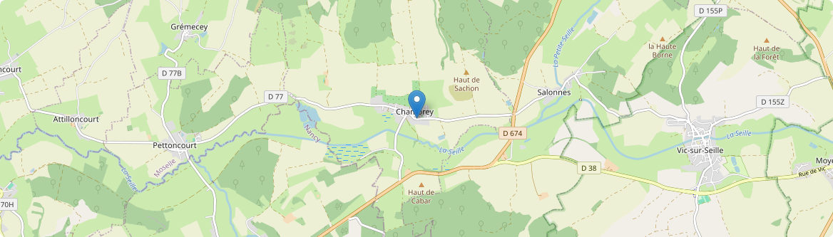 Chambrey - Carte