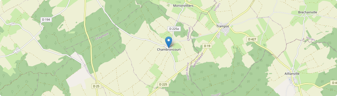 Chambroncourt - Carte