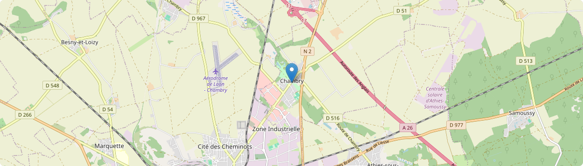 Chambry - Carte
