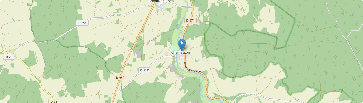 Chamesson - Carte