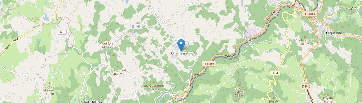 Chameyrat - Carte