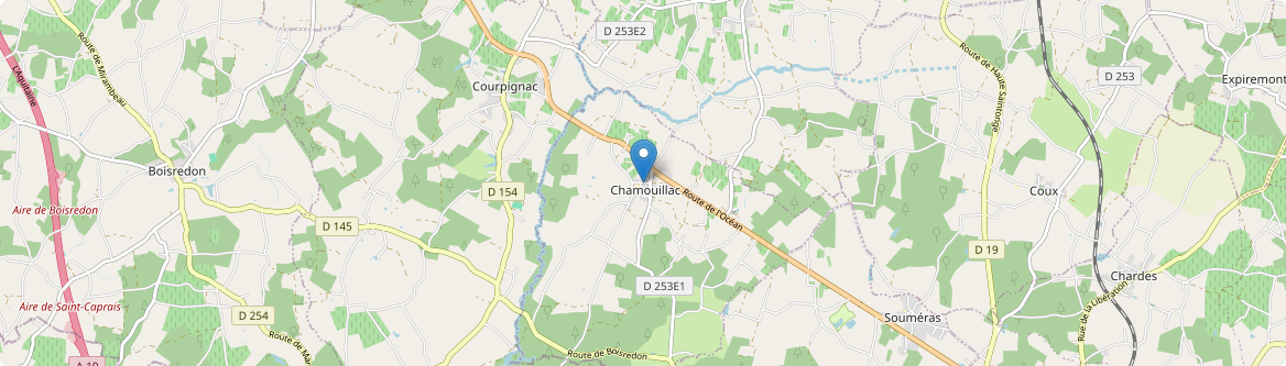 Chamouillac - Carte