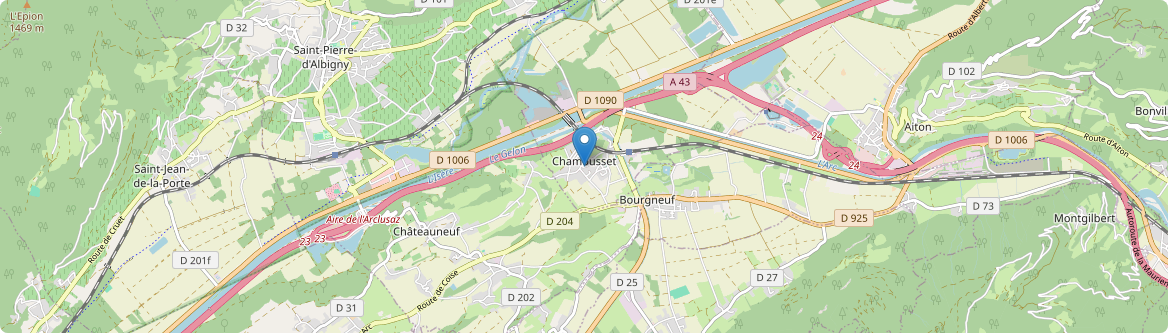 Chamousset - Carte