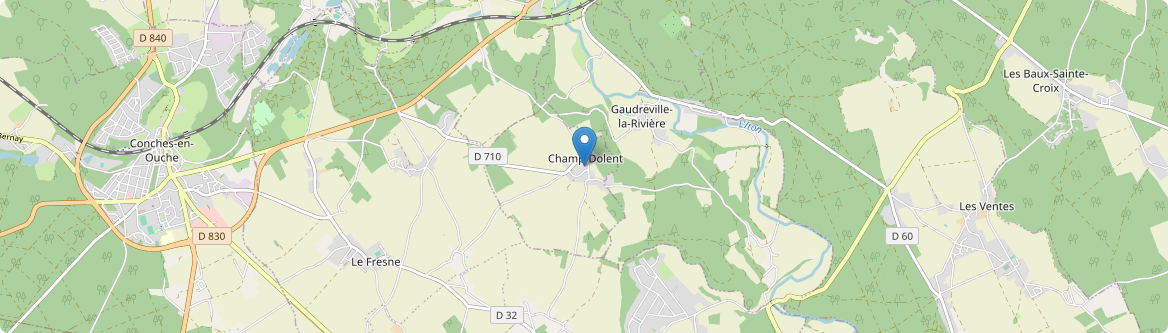 Champ-Dolent - Carte