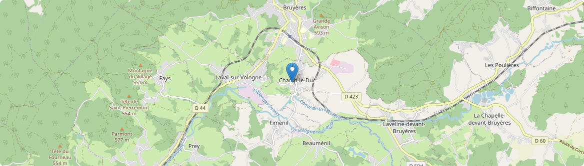 Champ-le-Duc - Carte