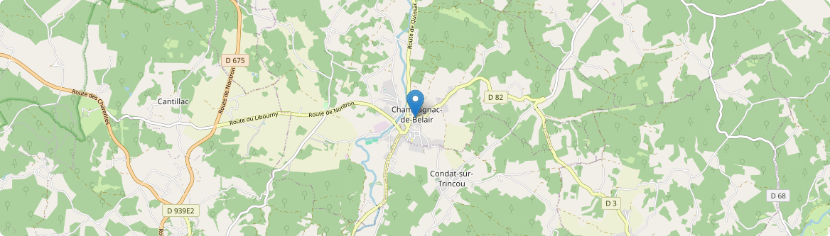 Champagnac-de-Belair - Carte