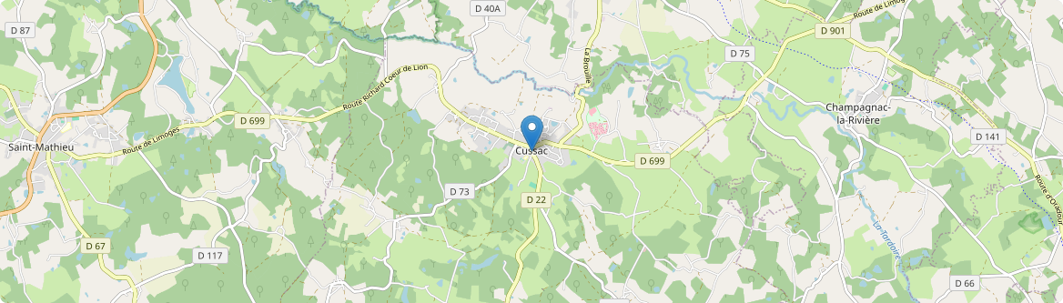 Champagnac-la-Rivière - Carte