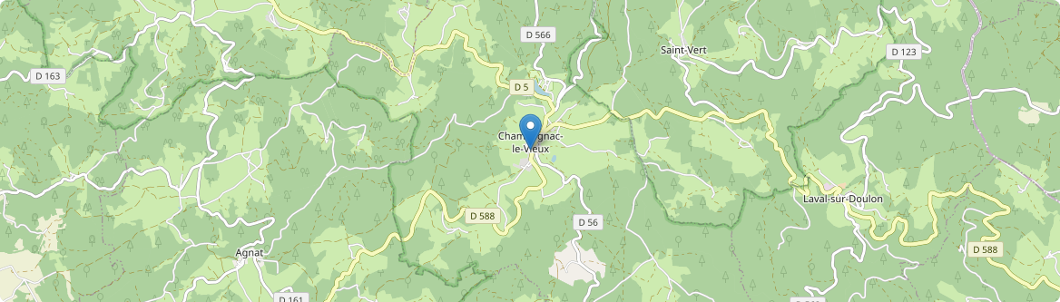 Champagnac-le-Vieux - Carte