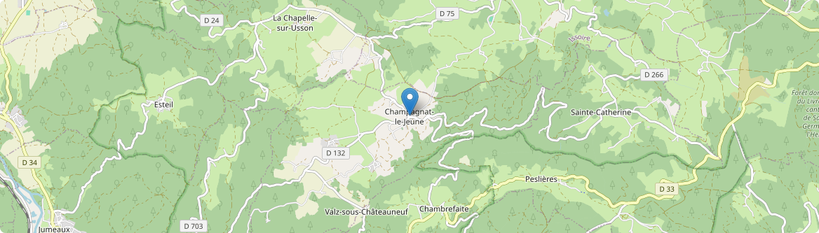 Champagnat-le-Jeune - Carte