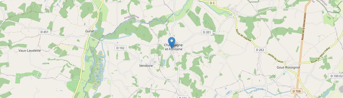 Champagne-et-Fontaine - Carte