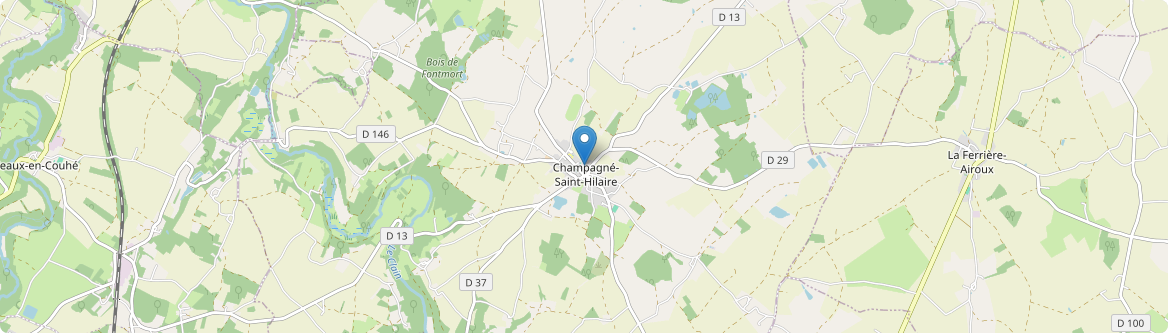 Champagné-Saint-Hilaire - Carte
