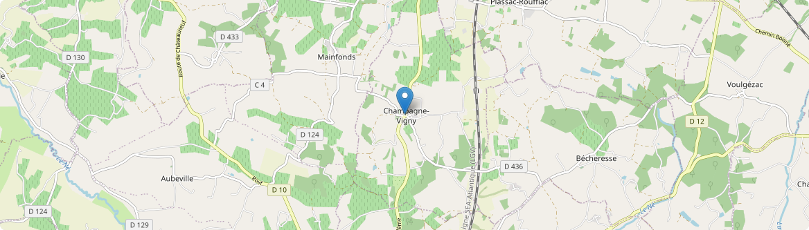Champagne-Vigny - Carte