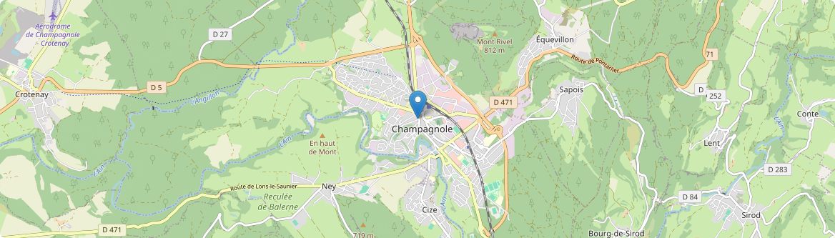 Champagnole - Carte