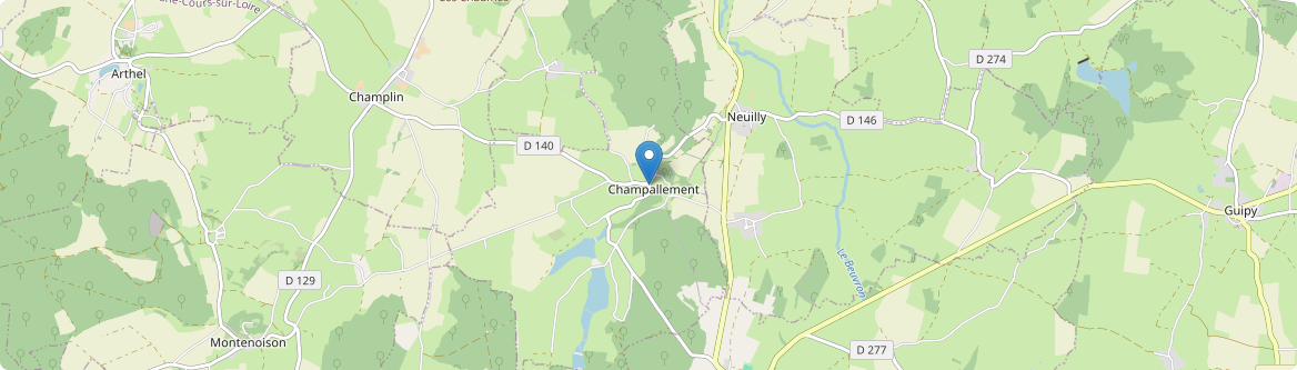 Champallement - Carte