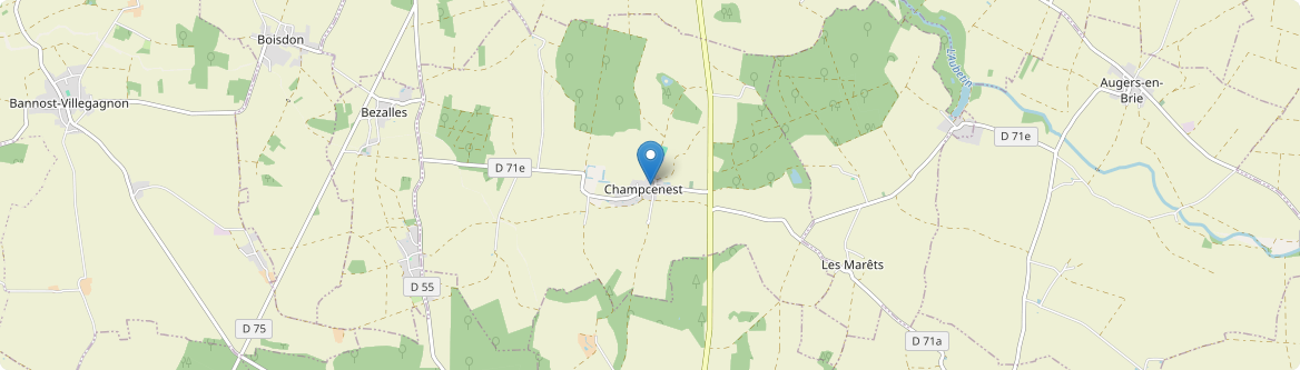 Champcenest - Carte