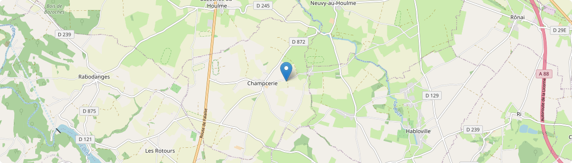 Champcerie - Carte