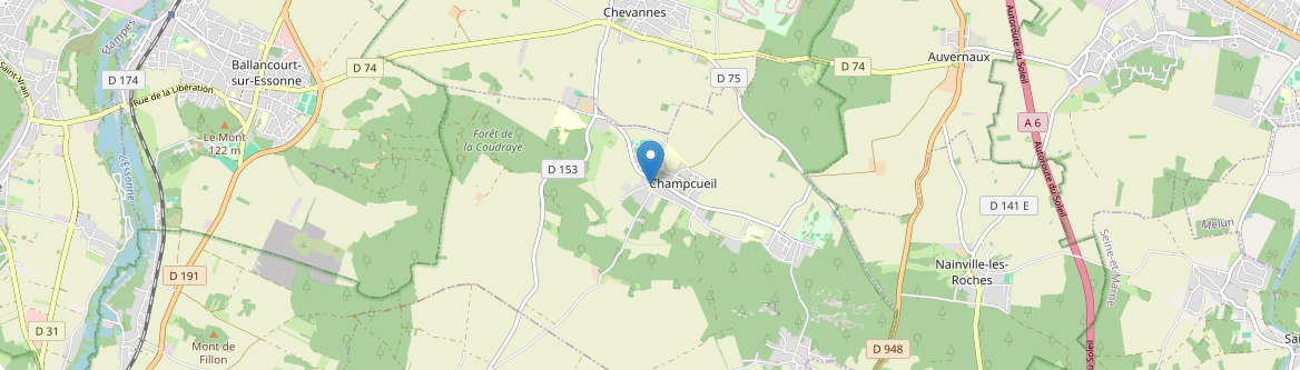 Champcueil - Carte