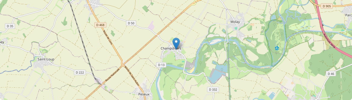 Champdivers - Carte