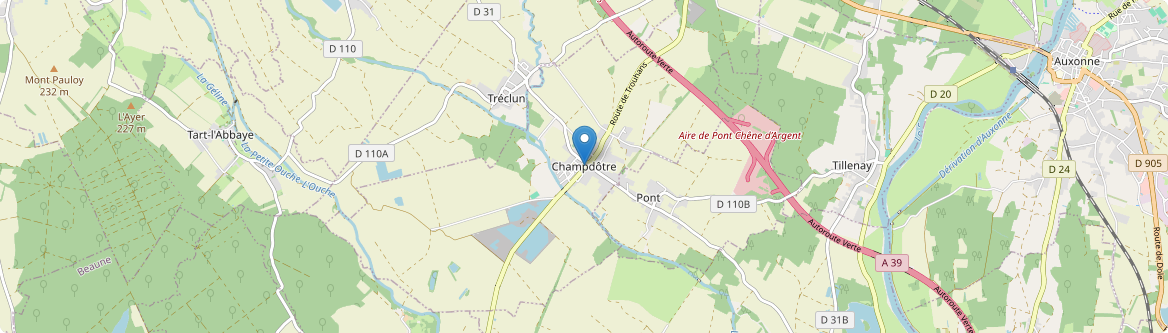 Champdôtre - Carte