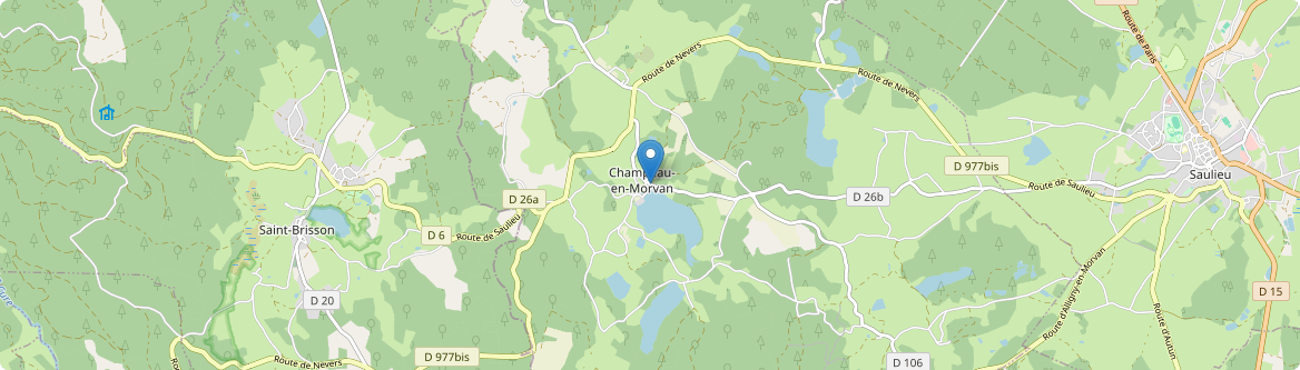 Champeau-en-Morvan - Carte