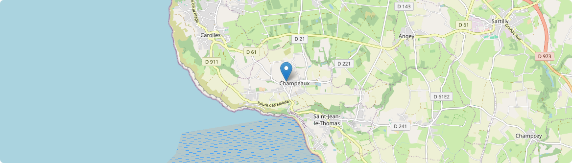Champeaux - Carte