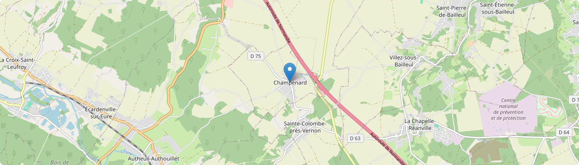 Champenard - Carte
