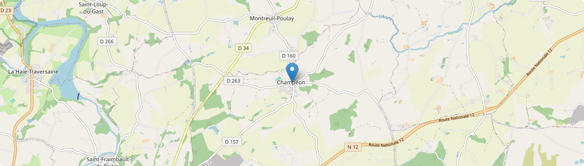 Champéon - Carte