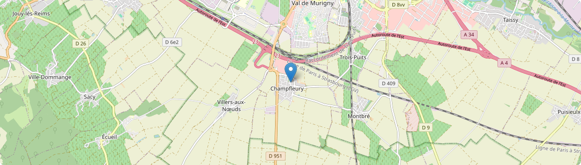 Champfleury - Carte