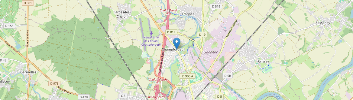 Champforgeuil - Carte