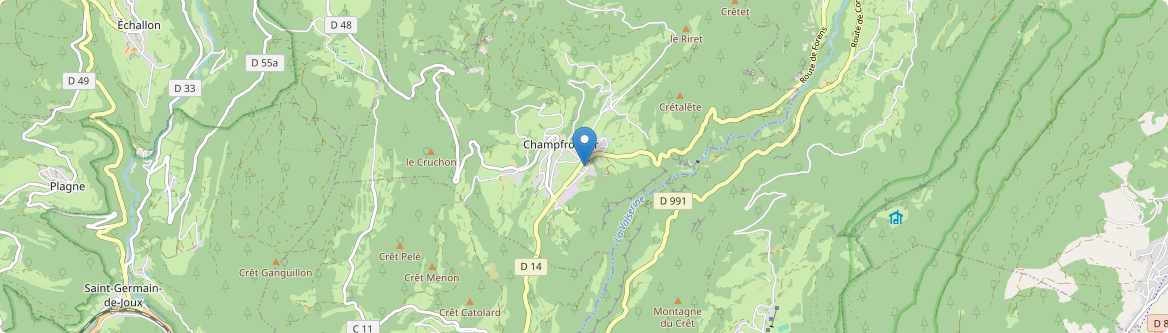 Champfromier - Carte