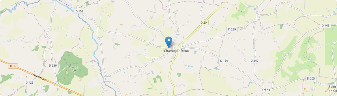 Champgenéteux - Carte